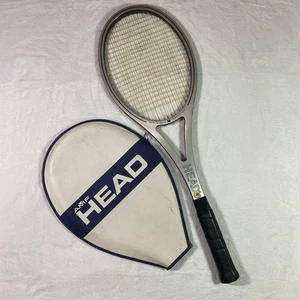 Vintage Head Arthur Ashe Competition 1 Metal Tennis Racket 4 5/8L" Grip  U.S.A - Picture 1 of 9
