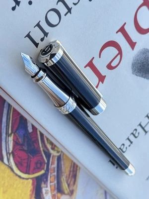 S.T Dupont Liberte перьевая ручка золото новый в коробке 14k 585 M сделано во Франции - Изображение 1 из 4