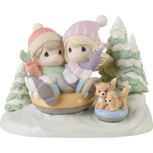 Precious Moments Away We Go In The Snow - Limited Edition Figurine 231036 Brand - Picture 1 of 1