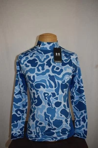 Under Armour ColdGear Men's Compression Mock Long Sleeve Camo Shirt 6006396 432 - Picture 1 of 4