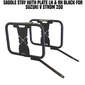 SADDLE STAY WITH PLATE LH & RH BLACK FIT FOR SUZUKI V STROM 250 - Bild 1 von 6