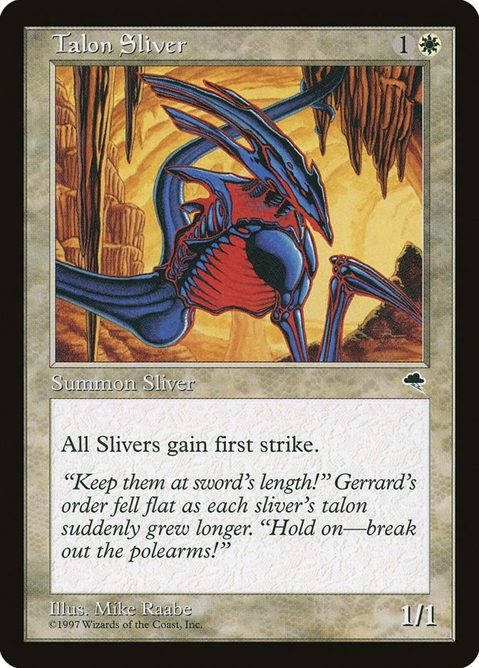 Talon Sliver 50 LP Normal Tempest MTG EN - Image 1 of 1