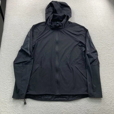 Chaqueta Lululemon Active Para Hombre Mediana Negra Tercera Versión LM4832S Glyde Sudadera con Capucha Foto 1 de 4