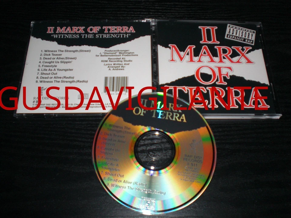 II Marx Of Terra Witness The Strength CD 1993 New Orleans  - Image 1 of 1
