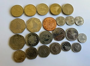 Gibraltar Collection Of Coins 2p To £1 Various Designs, Issues + Commemorative - Picture 1 of 2
