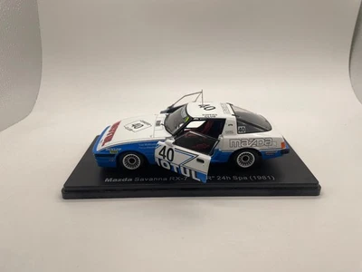 Mazda Savanna RX-7 TWR 24h Spa 1981 #40 2 Open Door 1:24 Scale DieCast Model Car - Image 1 of 4