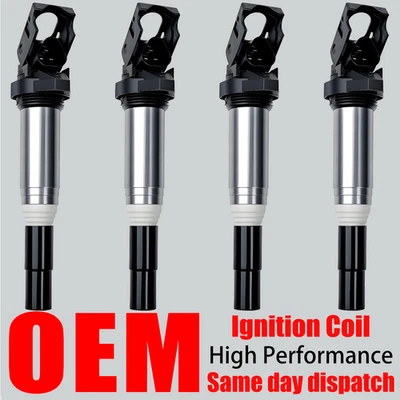 4X OEM Ignition Coil For BMW 120i 320i 328i 428i 528i X1 X3 X5 Mini Cooper UF667 - Image 1 of 4