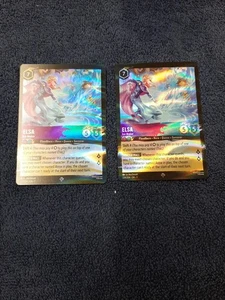 2-Elsa Ice Maker 224/204 Illumineer's Quest Palace Heist Cold Foil - Picture 1 of 6