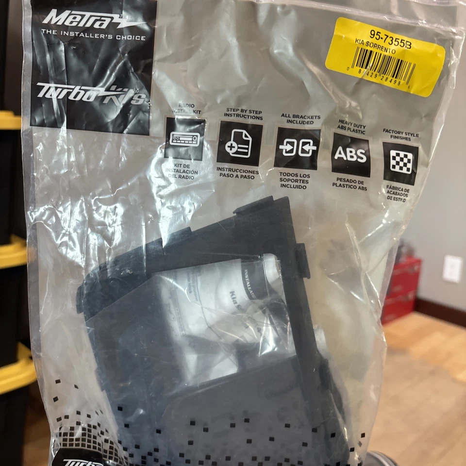 Kit de tablero Metra 95-7355B para Kia Sorento 2014 2015 doble din instalación estéreo Foto 1 de 1