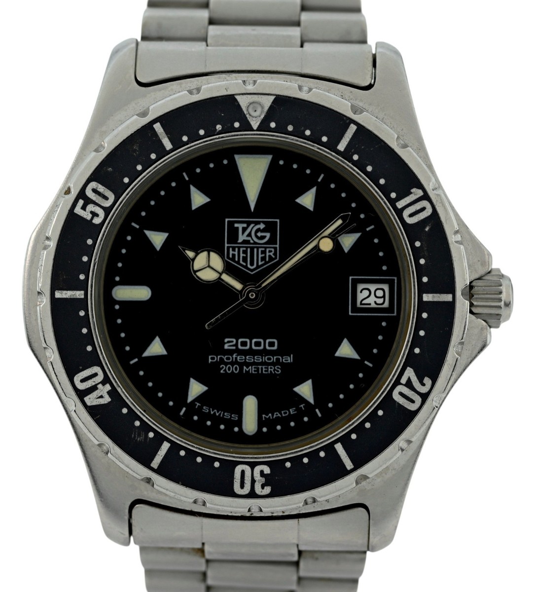 TAG HEUER Professional 2000 ⭐️不動品　 ⭐️最安値 Midsize 34mm Grey Tag Heuer Professional 2000 Series