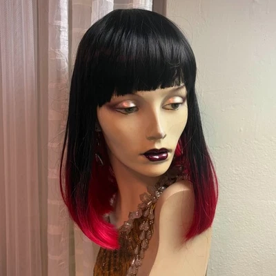 Peluca Estrella de Incognito Larga Recta Dos Tonos - LIQUIDACIÓN Giro de Regaliz Foto 1 de 4