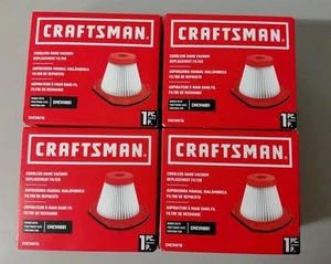 Lot Of 4 Total Craftsman V20 Hand Vacuum Replacement Filters New - Picture 1 of 4