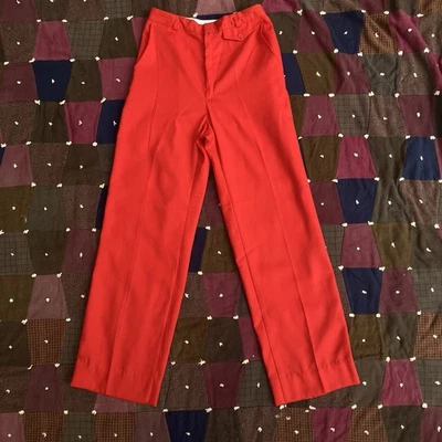 Pantalones rojos Feelin’ Jazzie años 80 talla XS cintura alta pierna ancha Foto 1 de 4