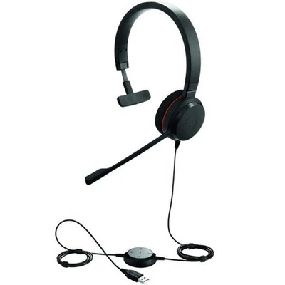 Jabra Evolve 20 UC Mono Kopfhörer VoIP USB Mit Kabel USB-A IP - Bild 1 von 2