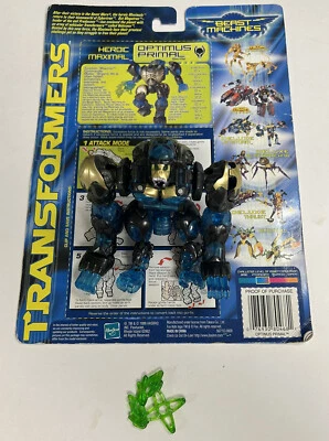 Optimus Primal Transformers Beast Machines 1999 Hasbro action figure complete - Image 1 of 4