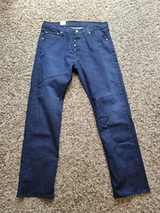 Pantalones de mezclilla Levi's 501 originales para hombre 36x32 botones mosca tiro clásico nuevos - Imagen 1 de 8