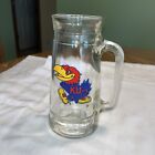 Unique Kansas University Jayhawks KU Drinking Glass Cup Mug