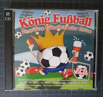 König Fußball - Die größten Fußballhits aller Zeiten - 2CDs - passend zur EM - Bild 1 von 4