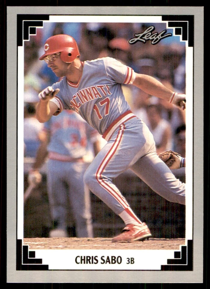 1991 Leaf Chris Sabo Cincinnati Reds #65 - Image 1 of 2
