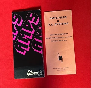 GIBSON 1972 - 1973 AMPLIFIERS AND  P A SYSTEMS PRICE LIST - Picture 1 of 11