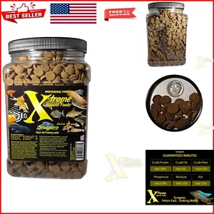 Gourmet 35oz Fish Food Wafers – Premium Formula for Fast-Sinking Bottom Feeders - Picture 1 of 8