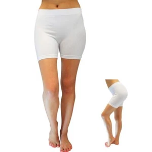 Womens Shorts Stretch Casual Biker Yoga Leggings White Seamless Athletic New Hot - Picture 1 of 1