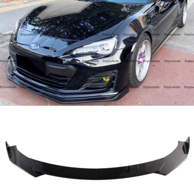 Alerón labial de parachoques delantero negro brillante para Subaru Legacy UNIVERSAL Foto 1 de 4