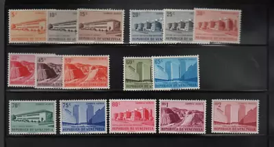 Venezuela: 1956-57; Scott C613-C628 complete set of 16 diff. values... VZ2849 - Image 1 of 2
