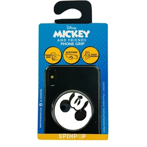 Mickey And Friends Disney Phone Grip Spinpops Black and White Kickstand New - Photo 1 sur 2