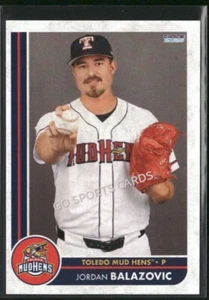 2025 Toledo Mud Hens Jordan Balazovic RC Rookie Tigers Minor League CAN - Picture 1 of 2