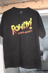 CAMISETA RONDA ROUSEY - ROWDY - WWE NEGRA - Imagen 1 de 1