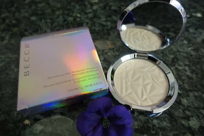 Becca shimmering skin perfector pressed prismatic amethyst new in box 0.25oz    - Image 1 of 4