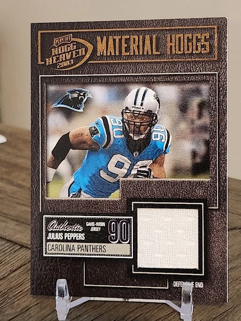 2003 Playoff Hogg Heaven Material Hoggs Bronze Card #MH40 Julius Peppers /200 - Image 1 of 2