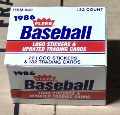1986 Baseball Fleer Update conjunto completo de fábrica de 132 cartas Barry Bonds - Imagem 1 de 2