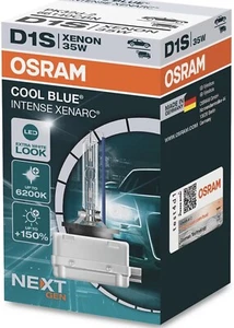 Osram D1S Cool Blue Intense NEXT GEN HID Xenon Bulb 66140CBN Up to 6200K - Picture 1 of 10