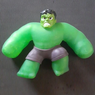 Figura de acción Heroes Of Goo Jit Zu Marvel Hulk Avengers juguete alce elástico brillante Foto 1 de 4
