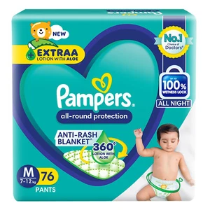 Pampers All Round Protection Pants Style Baby Diapers, Large size (L) - Picture 1 of 6