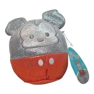 Squishmallow Kellytoy Plush Disney 100 Anniversary Mickey Mouse 5" New with Tag - Picture 1 of 6