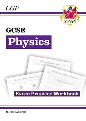 GCSE Physics Exam Practice Workbook with Answer Key Stage 4 Cgp - Image 1 of 4