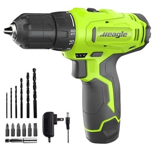 Cordless Drill 12V Power Drill set with Battery & charger 2 Variable Speed 3/8” - Picture 1 of 7