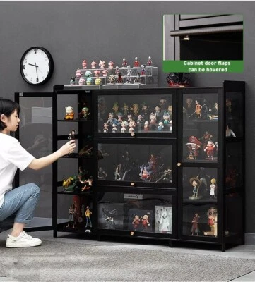 Tall cabinet acrylic display cabinet standing cabinet collection cabinet bookcase - Image 1 of 4