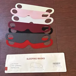 Eye Covers Breathable Blackout Sleeping Masks Zero Pressure 7 Pack NEW - Picture 1 of 7