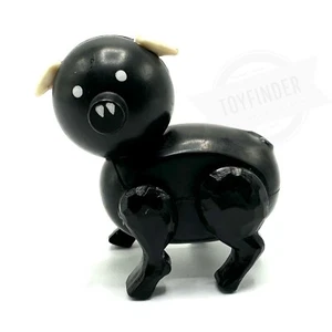 Vintage 1967 Fisher Price Family Farm #915 BLACK PIG White Ears Hong Kong NICE! - Picture 1 of 6