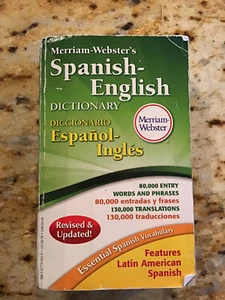 Merriam-Webster's Spanish-English Dictionary by Merriam-Webster SpanishPaperback - Picture 1 of 2