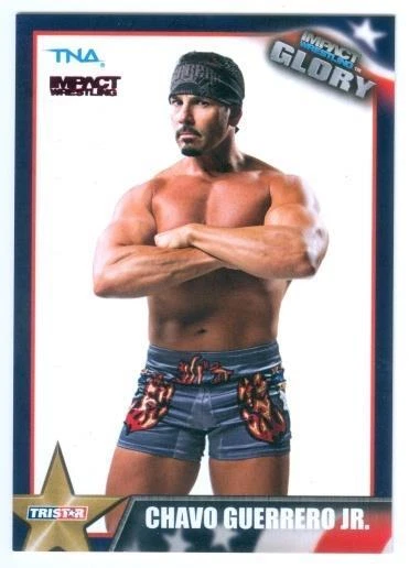 CHAVO GUERRERO JR "RED PARALLEL BASE CARD #84 /40" TRISTAR TNA GLORY - Image 1 of 1