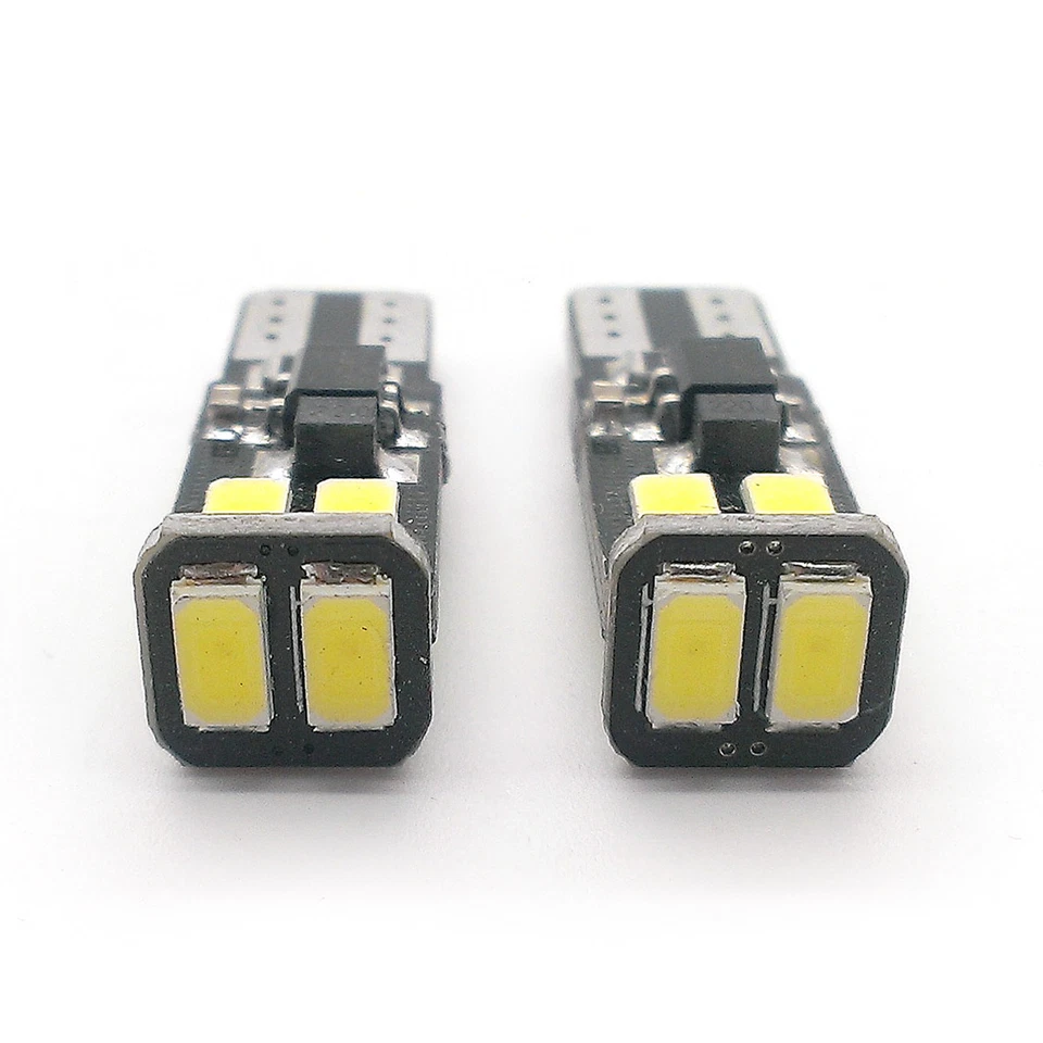 2x Xenon White 6 SMD LED Side Light W5W T10 501 Fits Bedford Midi AMNP1036W - Photo 1/1