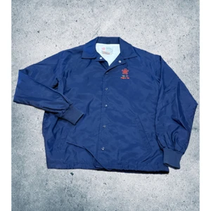 Chaqueta Olímpica De Colección 1988 Calgary Invierno Juego Abrigo Medio Azul Canadá Ropa Suave - Imagen 1 de 6