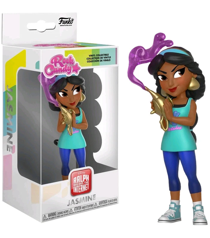 FUNKO ROCK CANDY WRECK IT RALPH 2 COMFY JASMINE 5" DESIGNER VINYL FIGURE - image 1 of 1