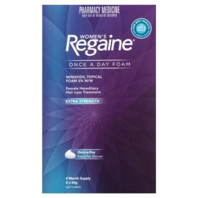 Regaine Value PK Women Topical Foam Hair Loss Regrowth 4 Months Treatment 2X60g - image 1 of 4