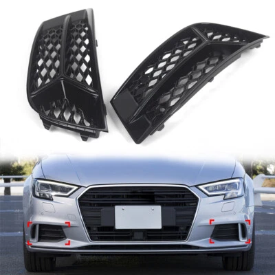 Parrilla delantera parachoques antiniebla cubierta para Audi A3 berlina 2017-20 - Imagen 1 de 4